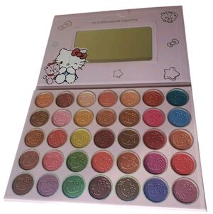 Hello Kitty Eyeshadow Palette Color Makeup Set 35 Colors Shades Beauty Fun